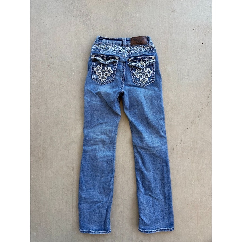 Y2K Westfield Eagle Embellished‎ Flare Jeans Low Rise Studded 3